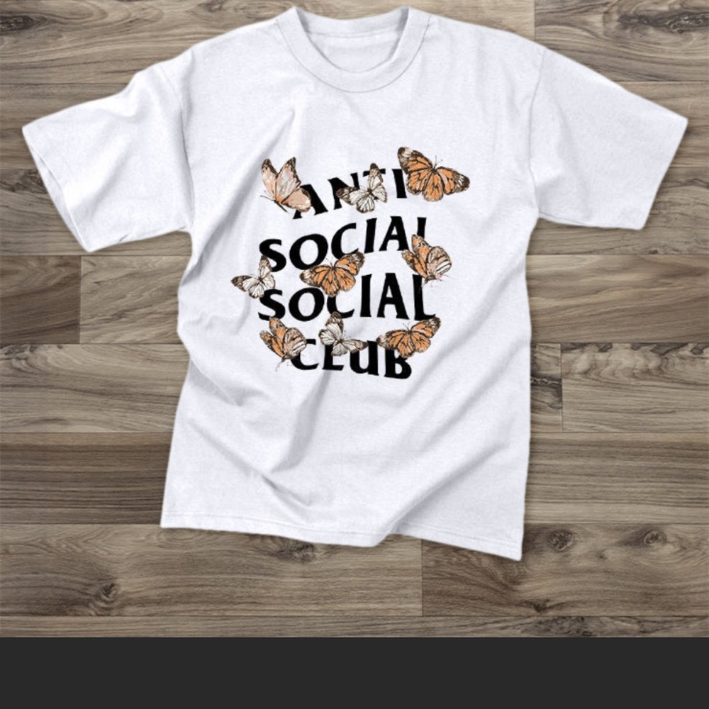 ‘anti social club’ shirt .